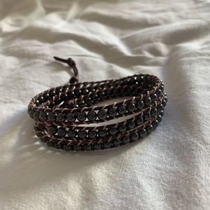 Hematite wrap bracelet
